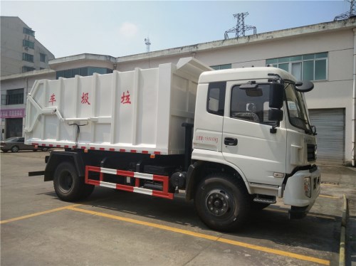 東風專用(yòng)底盤(12方)CLW5160ZDJT5對接式垃圾車(chē)