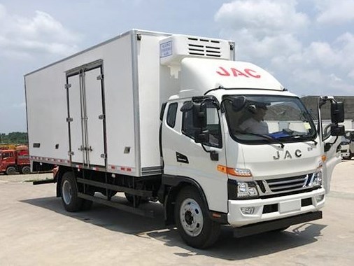 (廂長(cháng)5.2米)江淮駿鈴一排半冷藏車(chē)